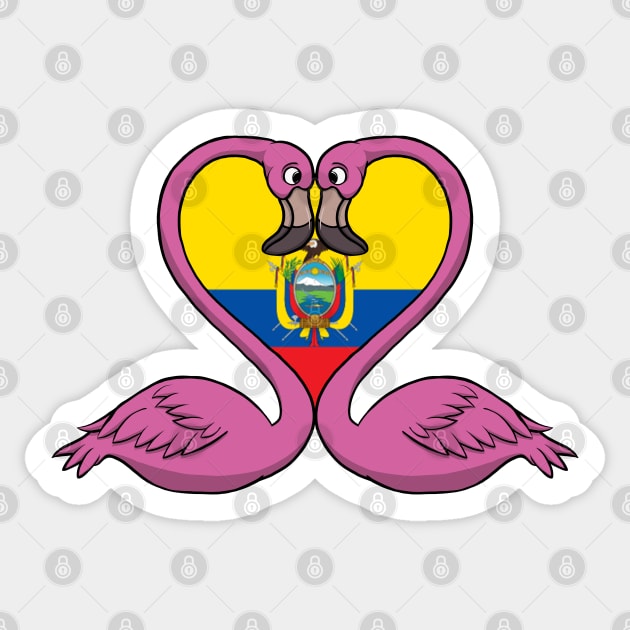 Flamingo Ecuador Sticker by RampArt